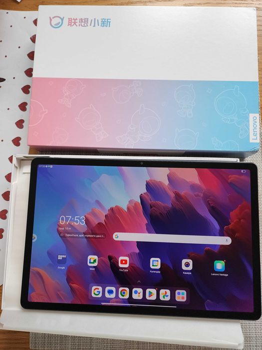 Планшет Lenovo Tab P12 12.7" 8/128GB Wi-Fi Grey TB370FU Dimensity 7050