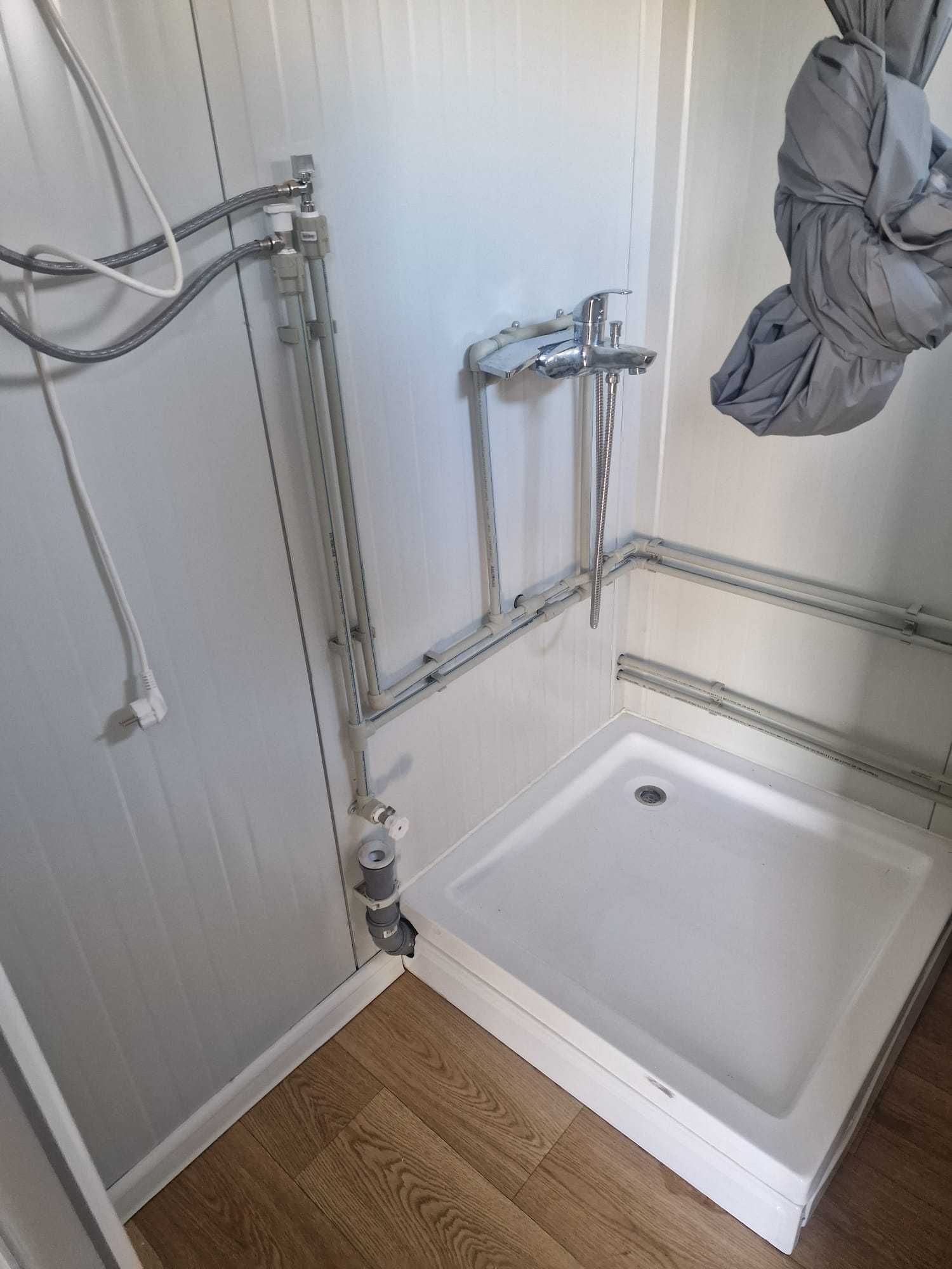 Kontener mieszkaniowy toaleta, prysznic, wc, klima, ciepła woda 7x3