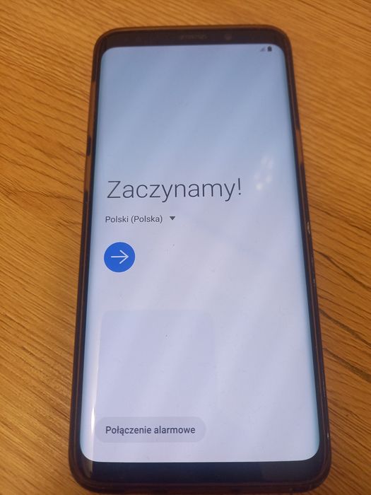 Czarny Telefon Samsung Galaxy S9 + 64G pamięć