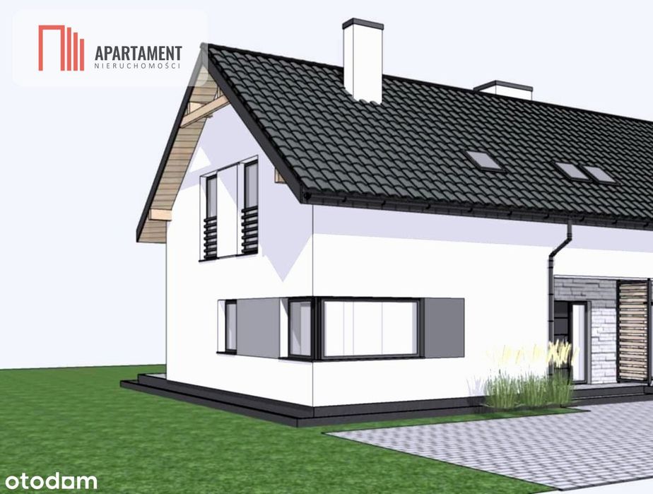 Komfortowy dom typu półbliźniak