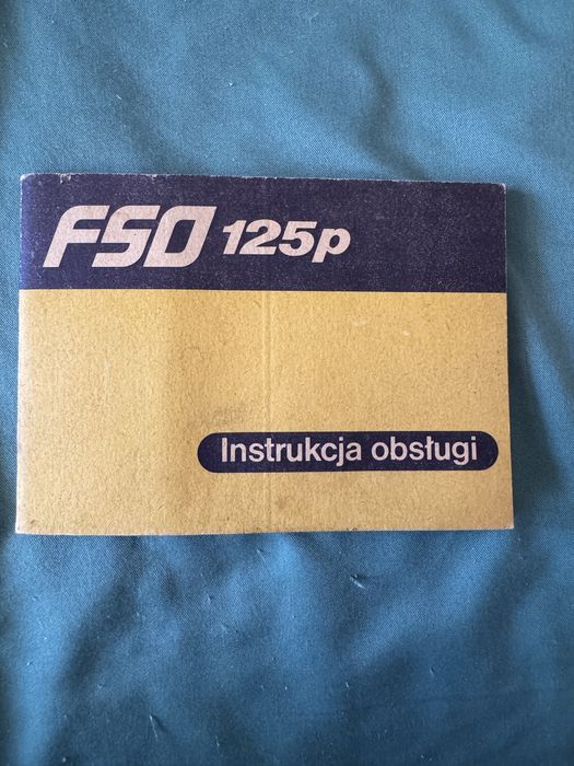 Instrukcja obsługi FSO 125p Fiat