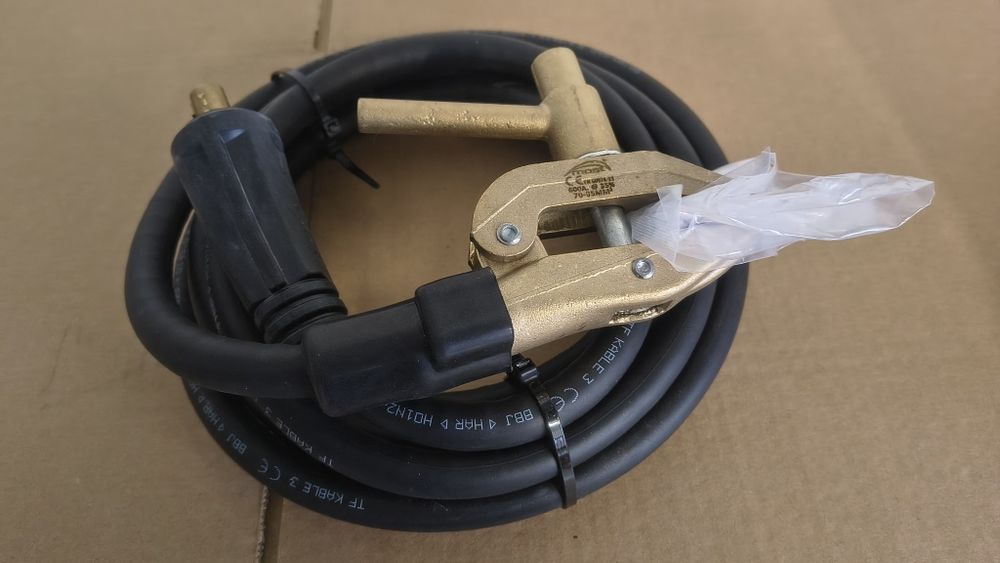Przewód spawalniczy masowy 70 mm2 kompletny 600A 4 mb