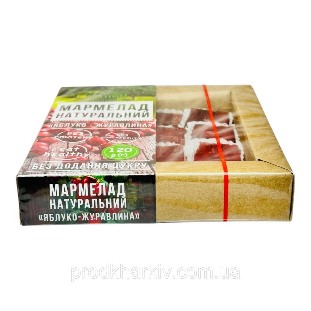 Мармелад натуральный Яблоко Клюква