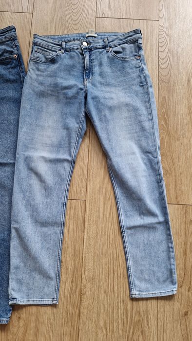 H&M 2 pary spodni dżinsowych rozmiar 42
