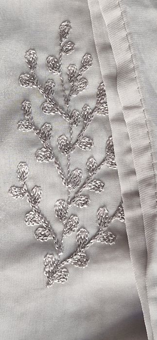 Firana Revena Home&you 140 cm x 250 cm na szelkach szara glamour