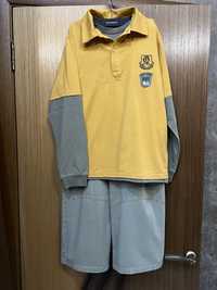 Одежда для мальчика 9-12 лет р.128-134 рубашка брюки свитер куртка