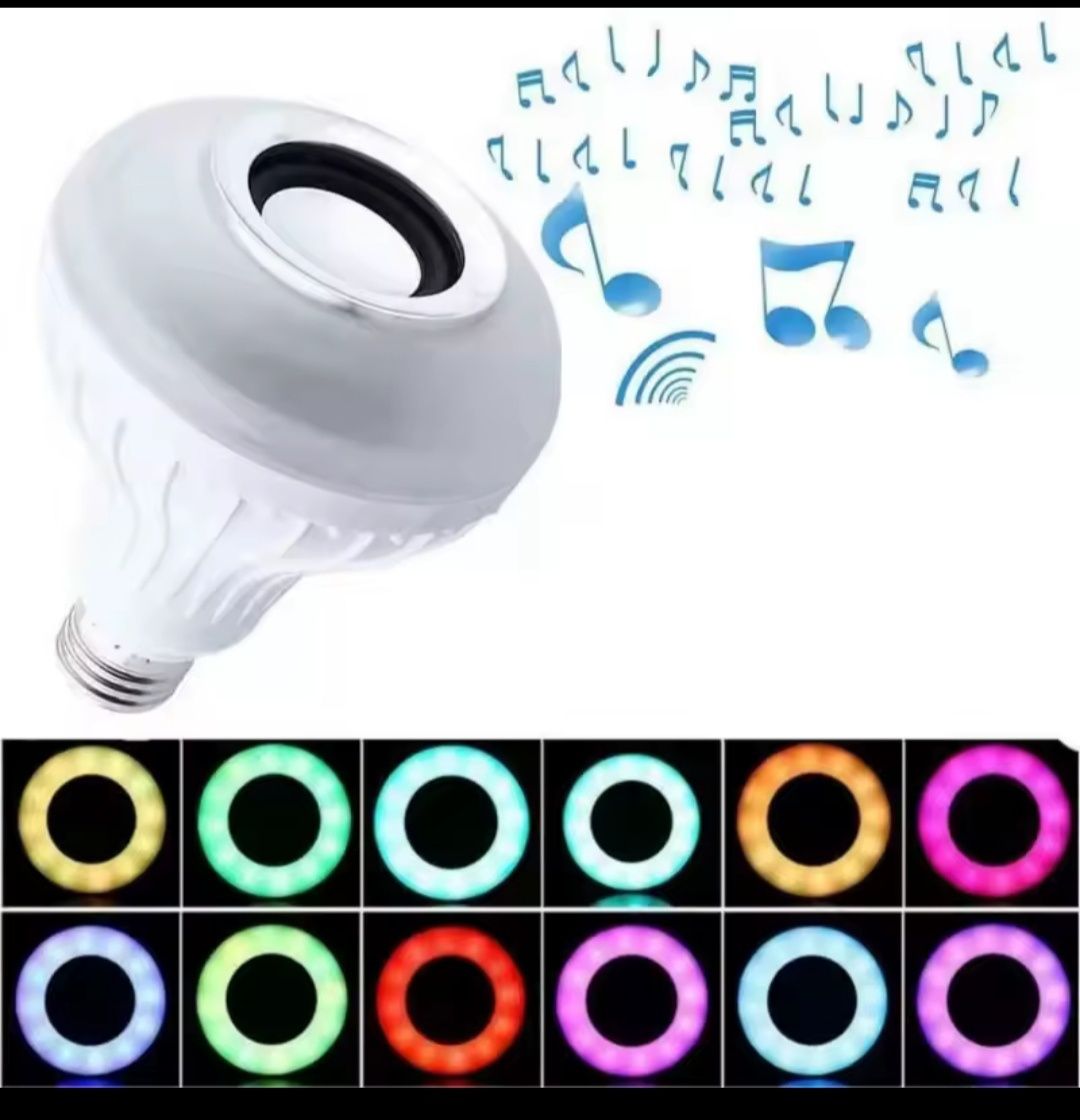 Lâmpada led Bluetooth Music