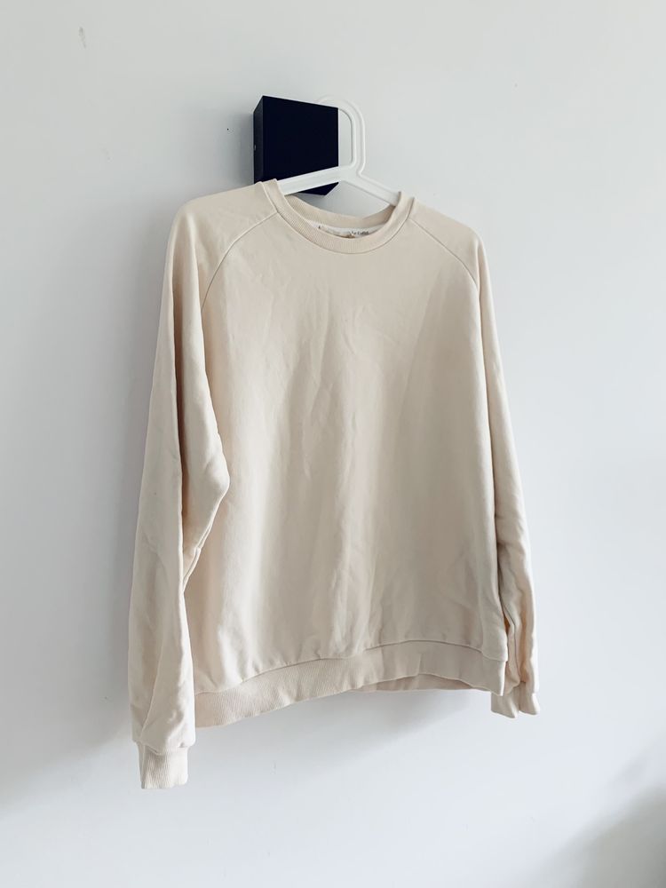 Bluza Le Collet Origin beżowa kremowa oversize basic
