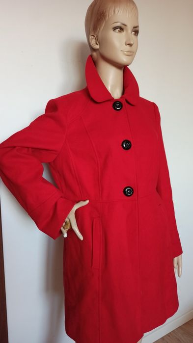 Sg Czerwony płaszcz 42 , L dyplomatka damska 42 bosmanka 42