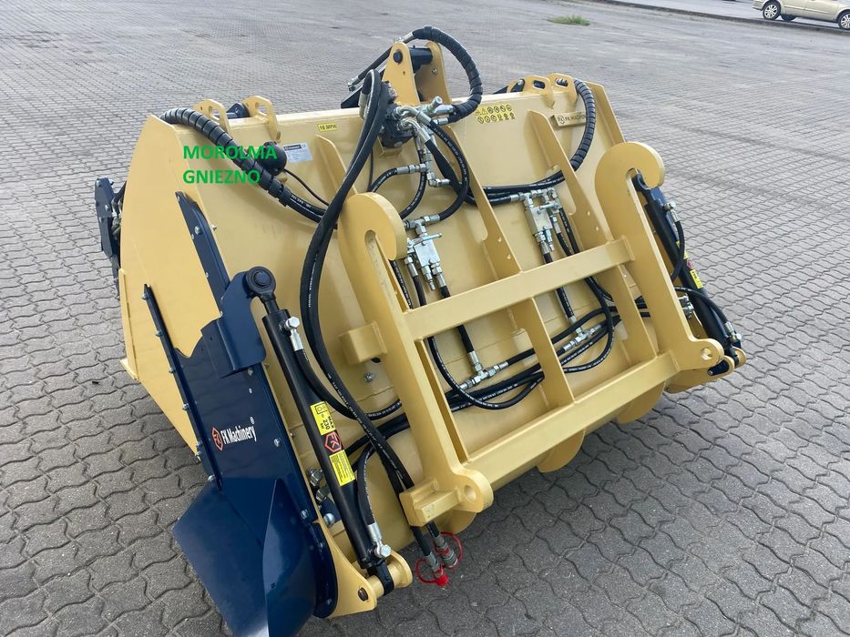 Szufla (łyżka) ślimakowa objętościowa z frezem hydraulicznym i nożami dokręcanymi KOŁASZEWSKI moc. JCB Q-Fit ( 2 silniki )