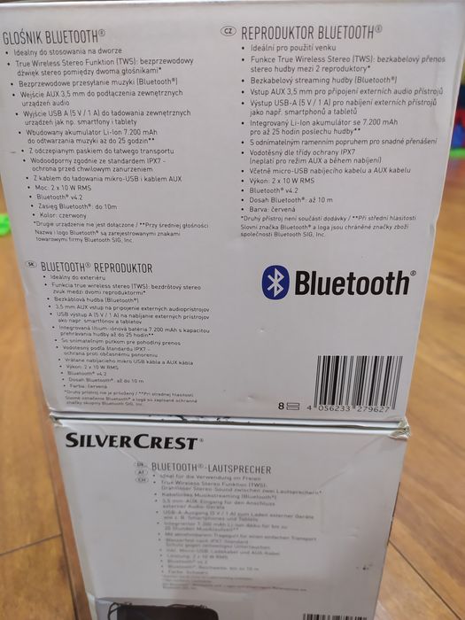 Блютуз колонка SILVER CREST