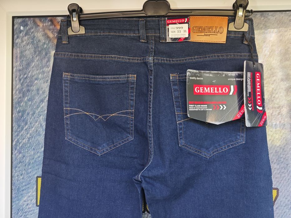 Spodnie męskie jeansy nowe