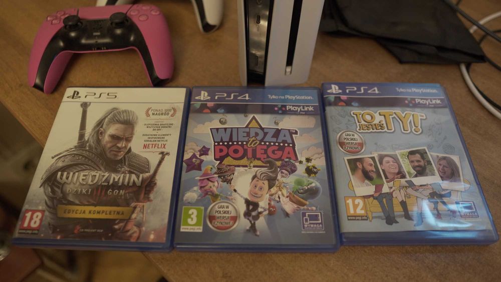 playstation 5 slim blu-ray +2геймпада +3ігри