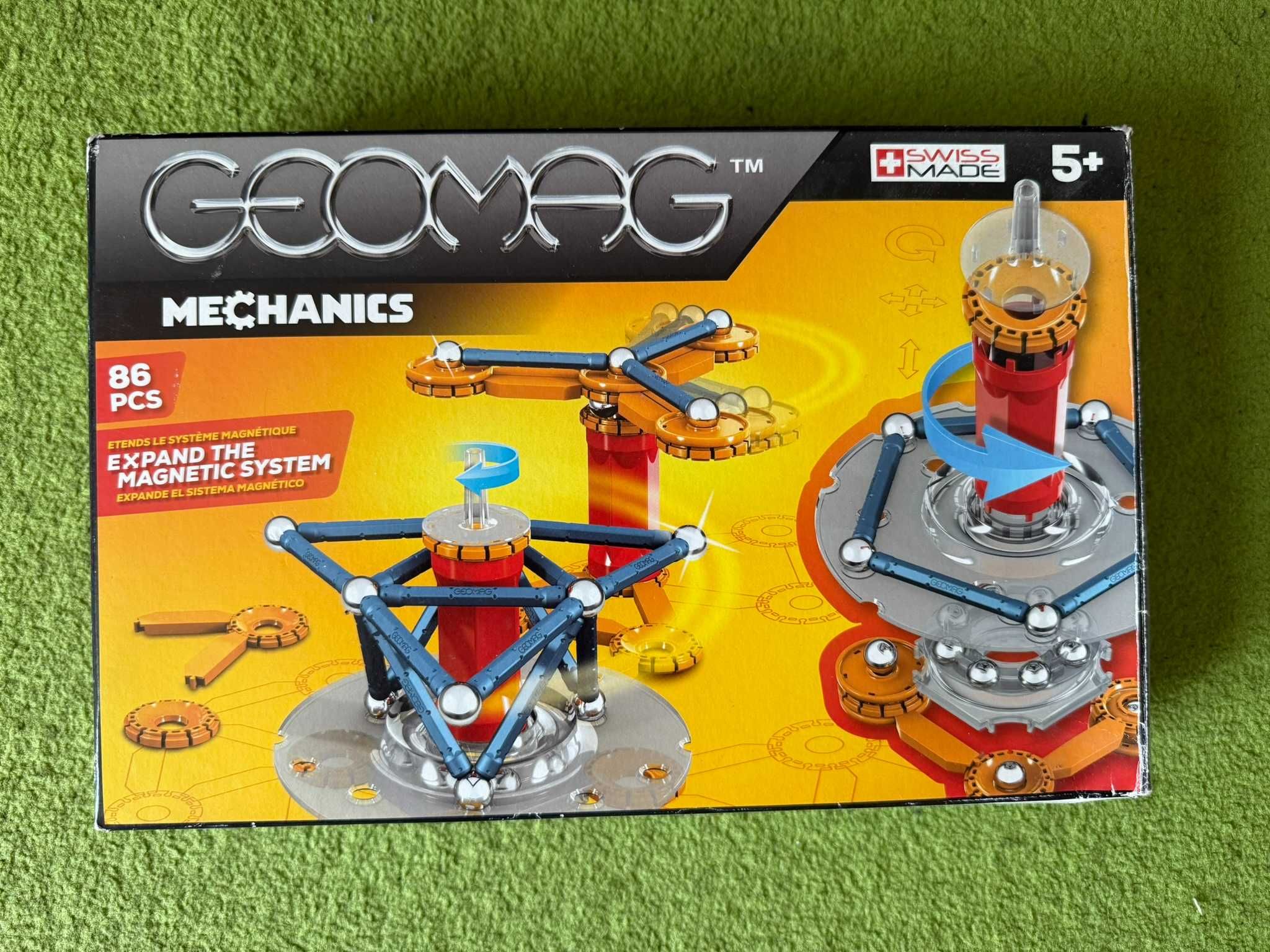 Geomag Mechanics, 86 elementów, brak 1 klocka, dodaję darmowy dodatek!