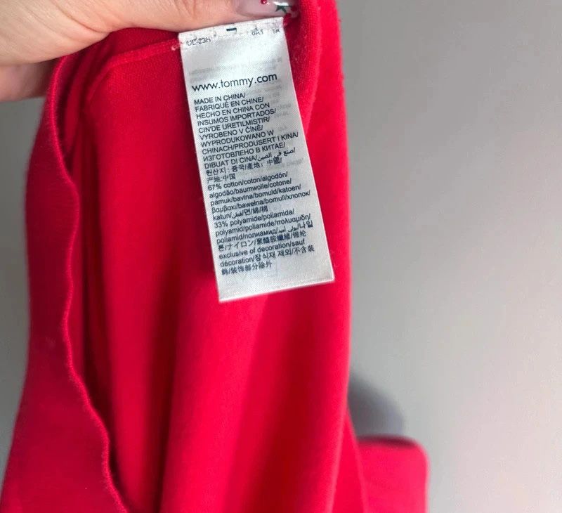 Klasyczny oryginalny sweter marka Tommy Hilfigher