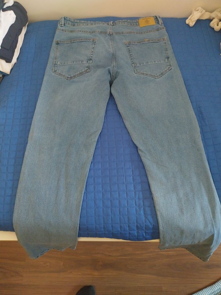 Calças de ganga de homem Springfield tamanho W38