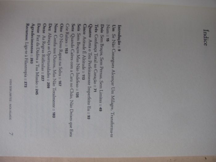 Vida Sem Limites de Nick Vujicic