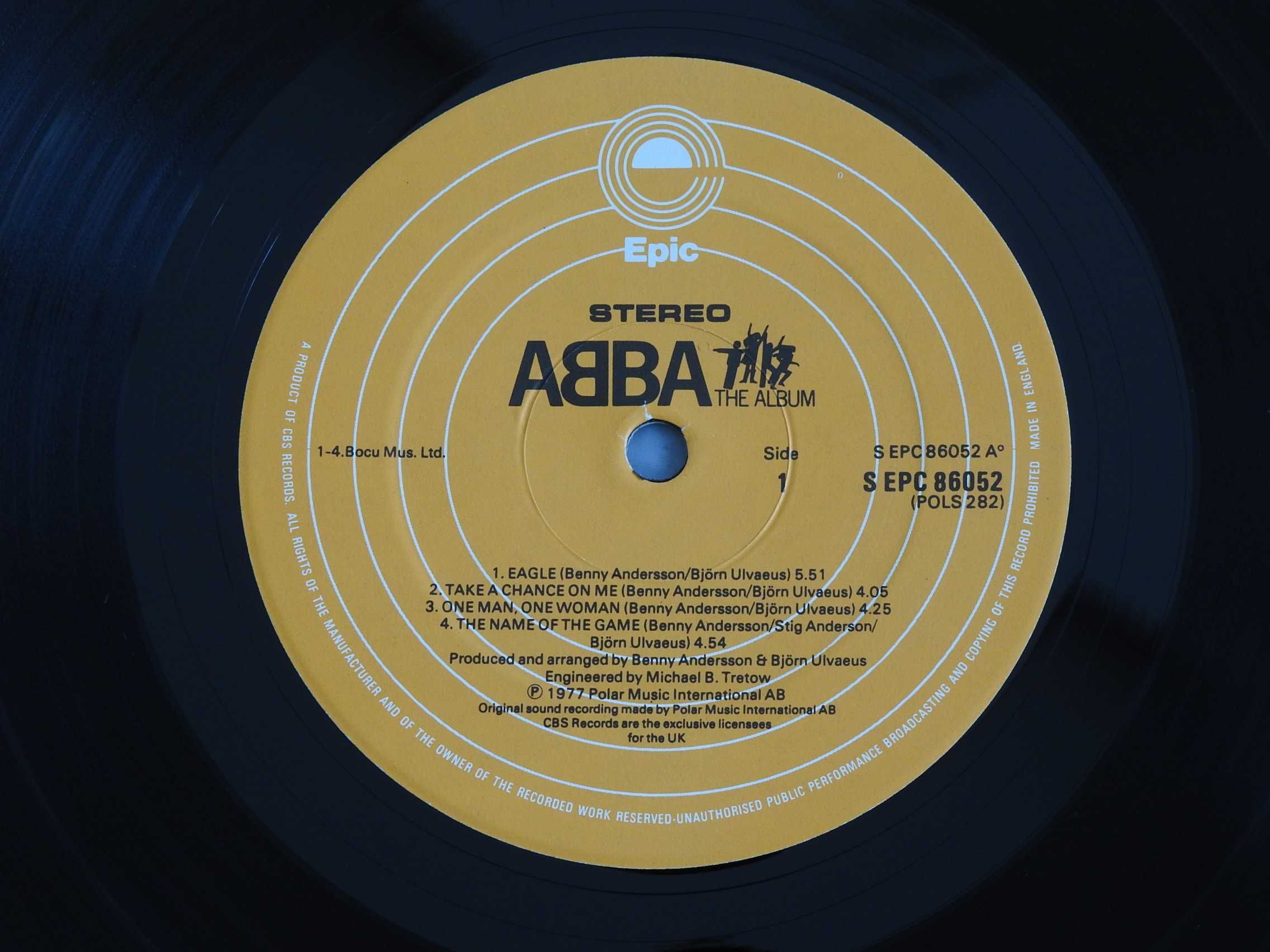 ABBA The Album LP Британская пластинка оригинал 1977 UK NM 1st press