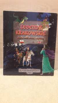 Książka - Legendy Krakowskie, bajki w wersji polskiej i angielskiej