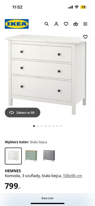 Komoda Ikea Hemnes
