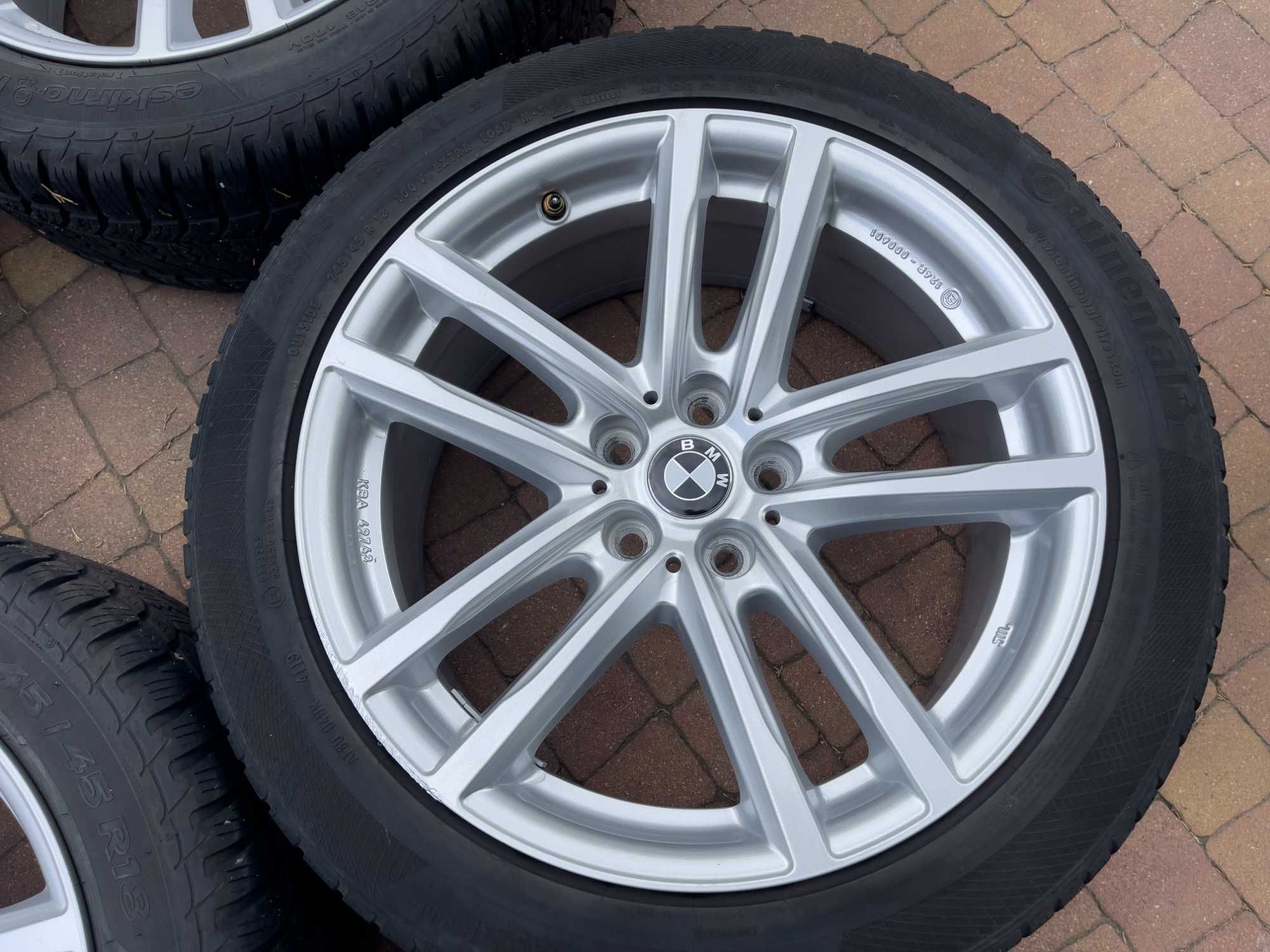 3873. Alufelgi koła zimowe BMW 5 G30 5x112 8J ET30 245/45/18