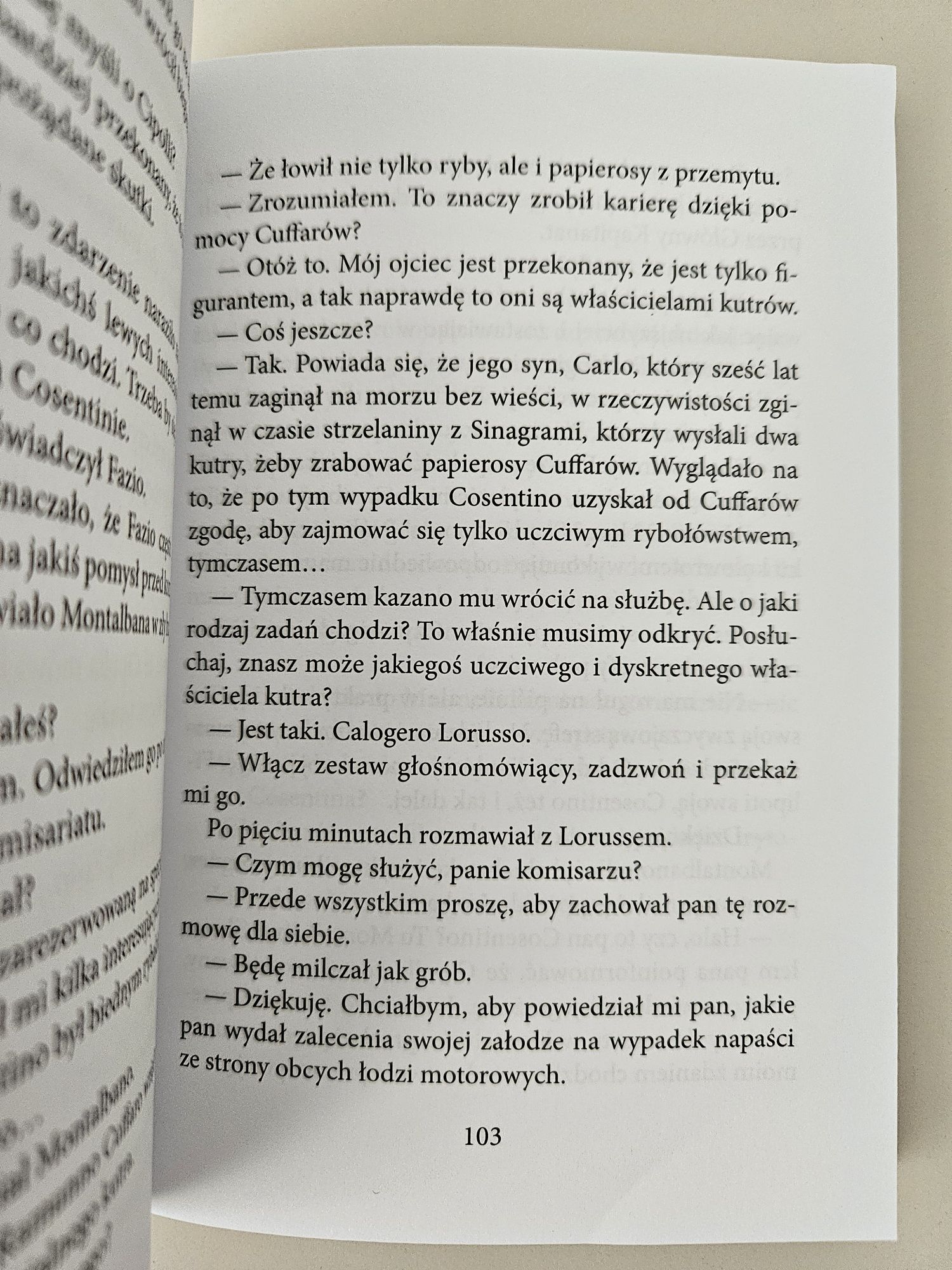 Andrea Camilleri Śmierć na otwartym morzu.