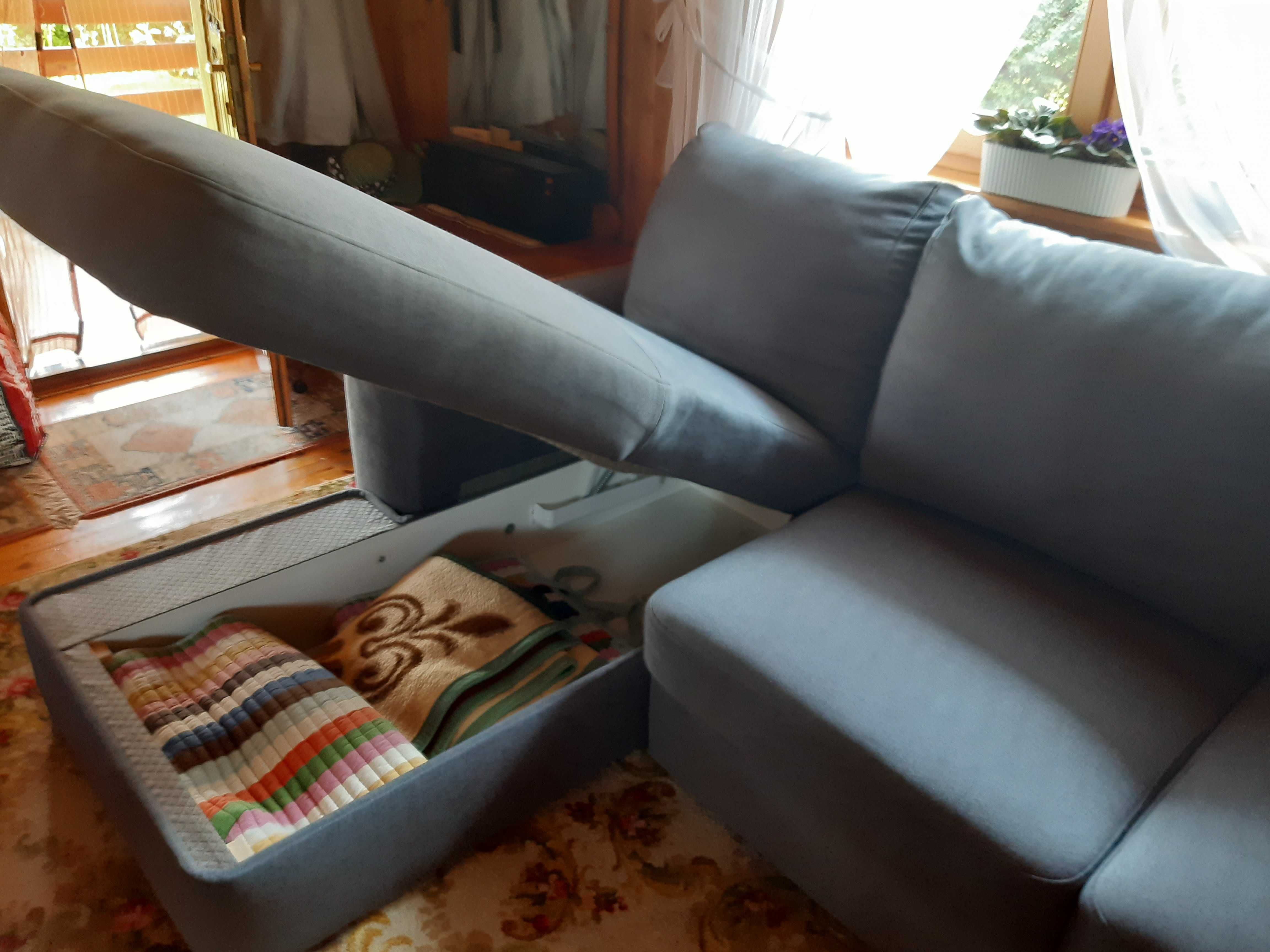 Duża sofa-narożnik 273cm rozkładana.Okolice Cieszyna, Skoczowa-okazja!