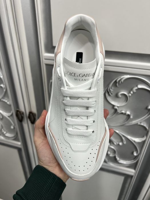 Женские кожаные кроссовки Dolce&Gabbana DG Дольче Габбана оригинал