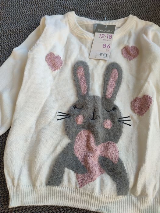 Sweterek dla dziewczynki 1,5-2 lata