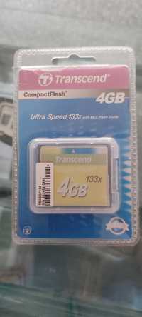 Cartão TRANSCEND compactFash 4GB 133X