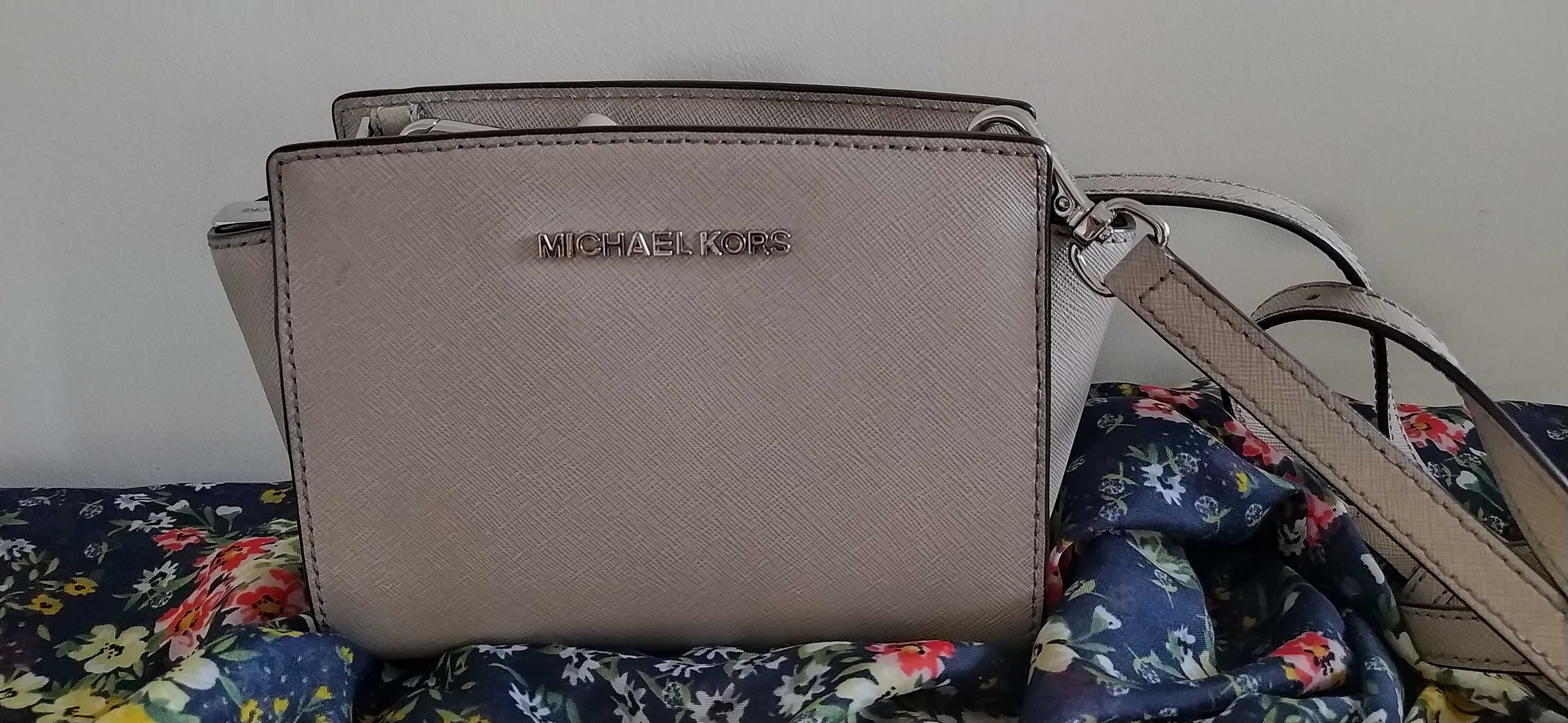 Torebka kopertówka Michael Kors beżowa