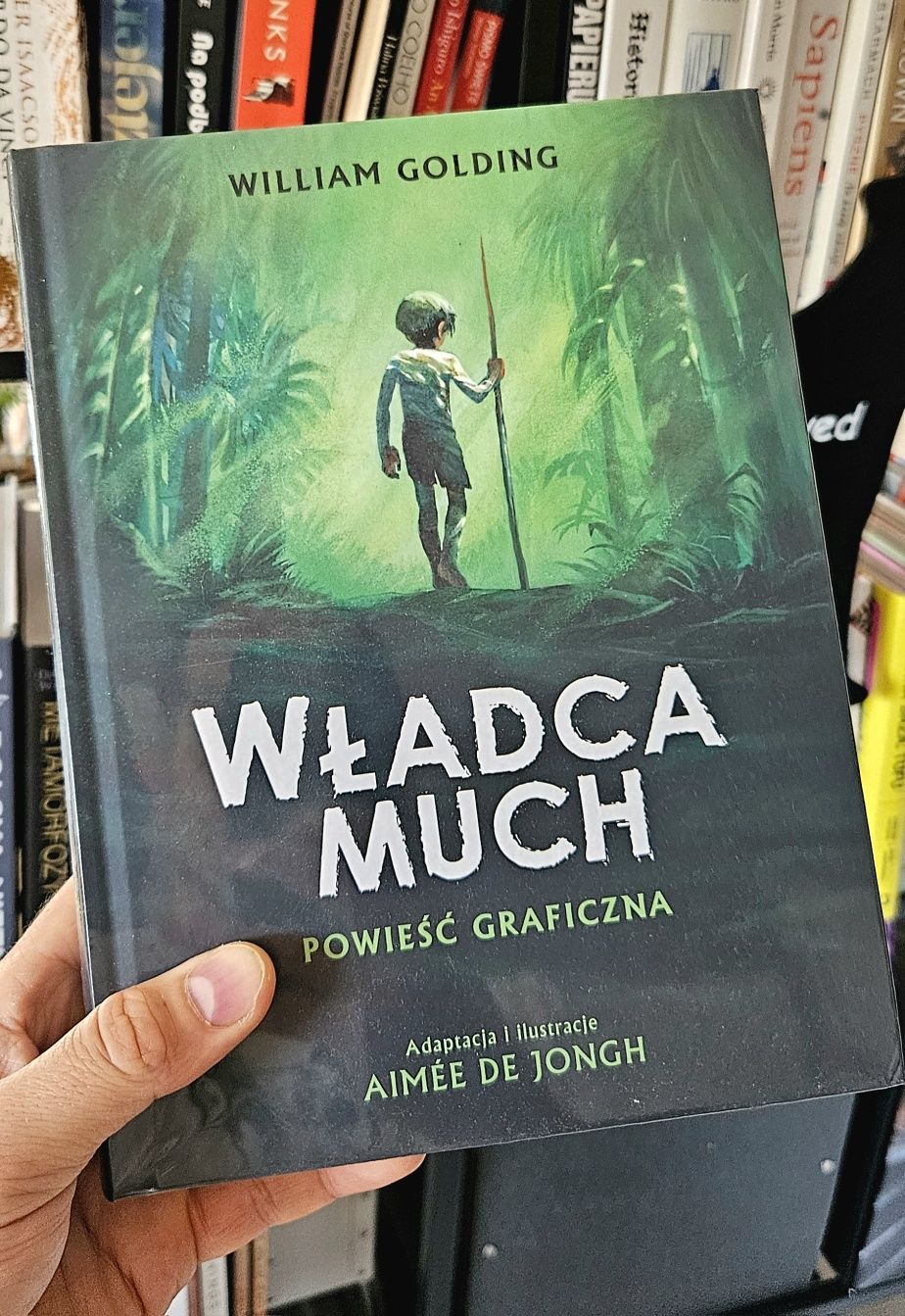 Władca much. Powieść graficzna KOMIKS NOWY ZAFOLIOWANY