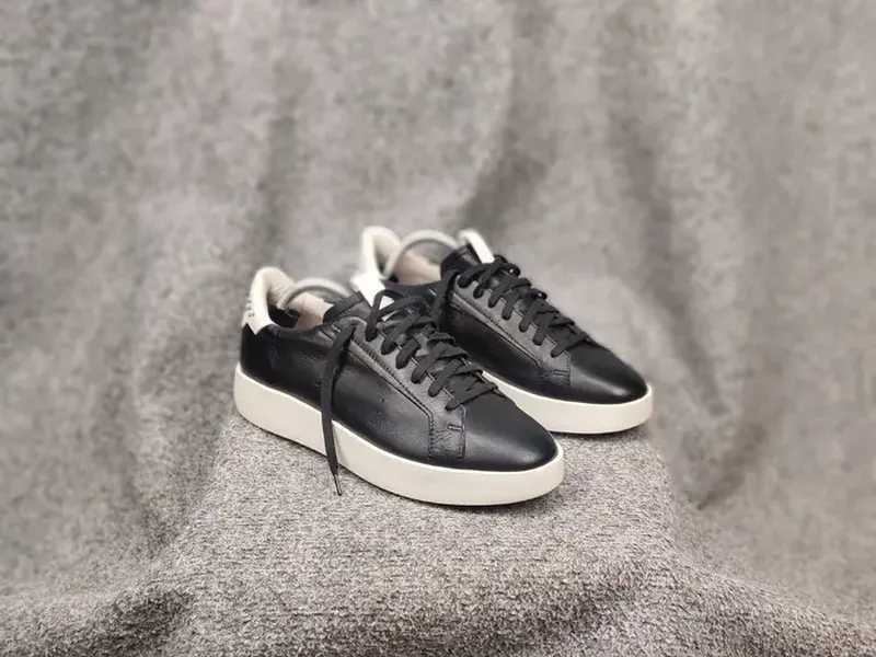 чоловічі класичні кеди зі шкіри високою підошвою santoni design black