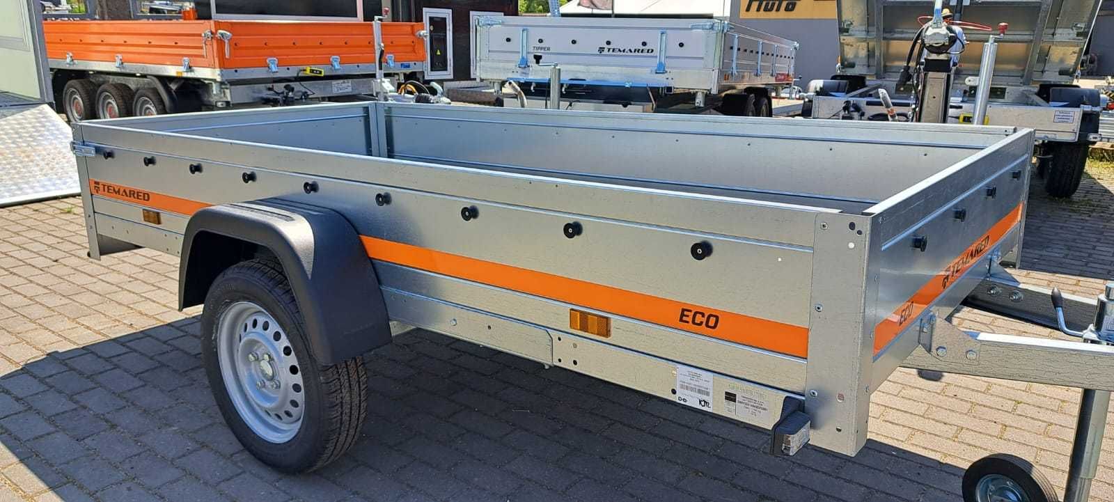 PROMOCJA Przyczepka lekka jednoosiowa Eco 2612 z burtami 750kg