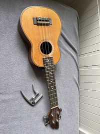 Ukulele sopranowe z kapodaster