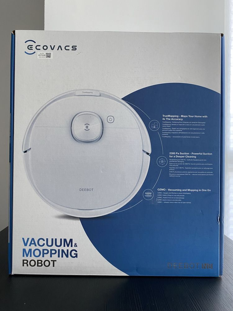 ECOVACS DEEBOT N8 robot odkurzający z funkcją wycierania 2300 Pa