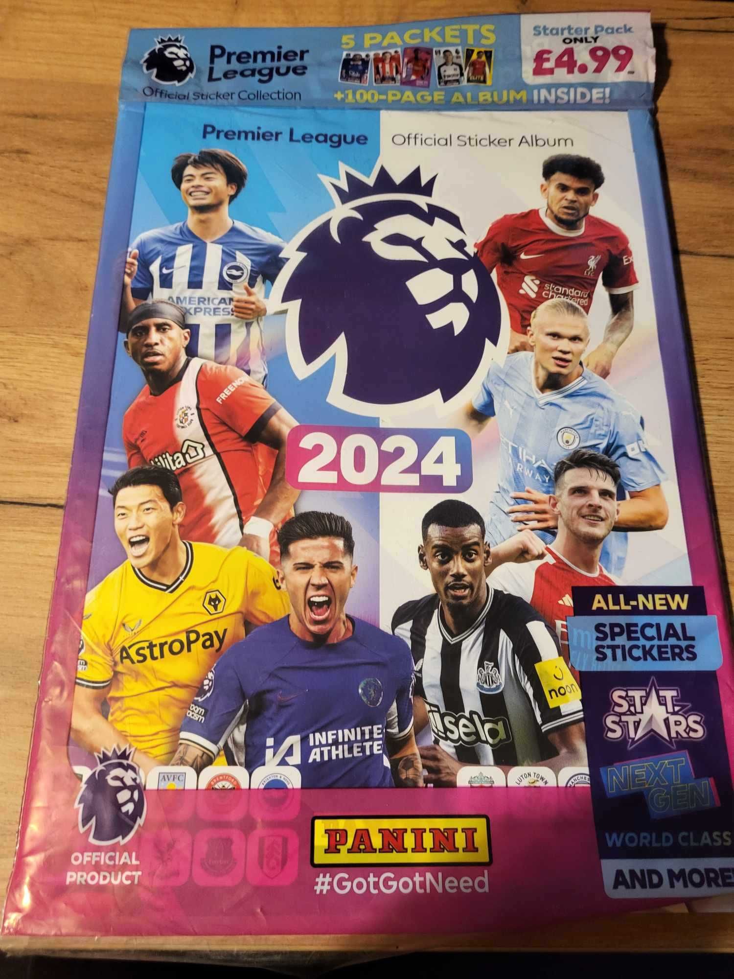 Album na naklejki Panini Premier League 2024