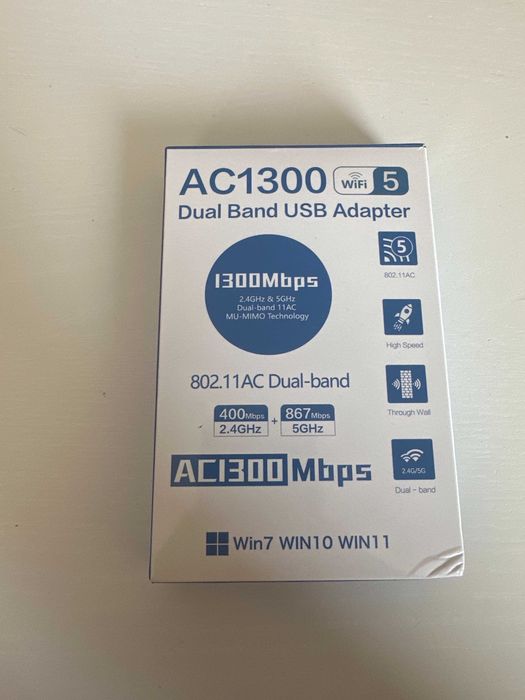 Adaptador WiFi USB AC1300 Dual Band
