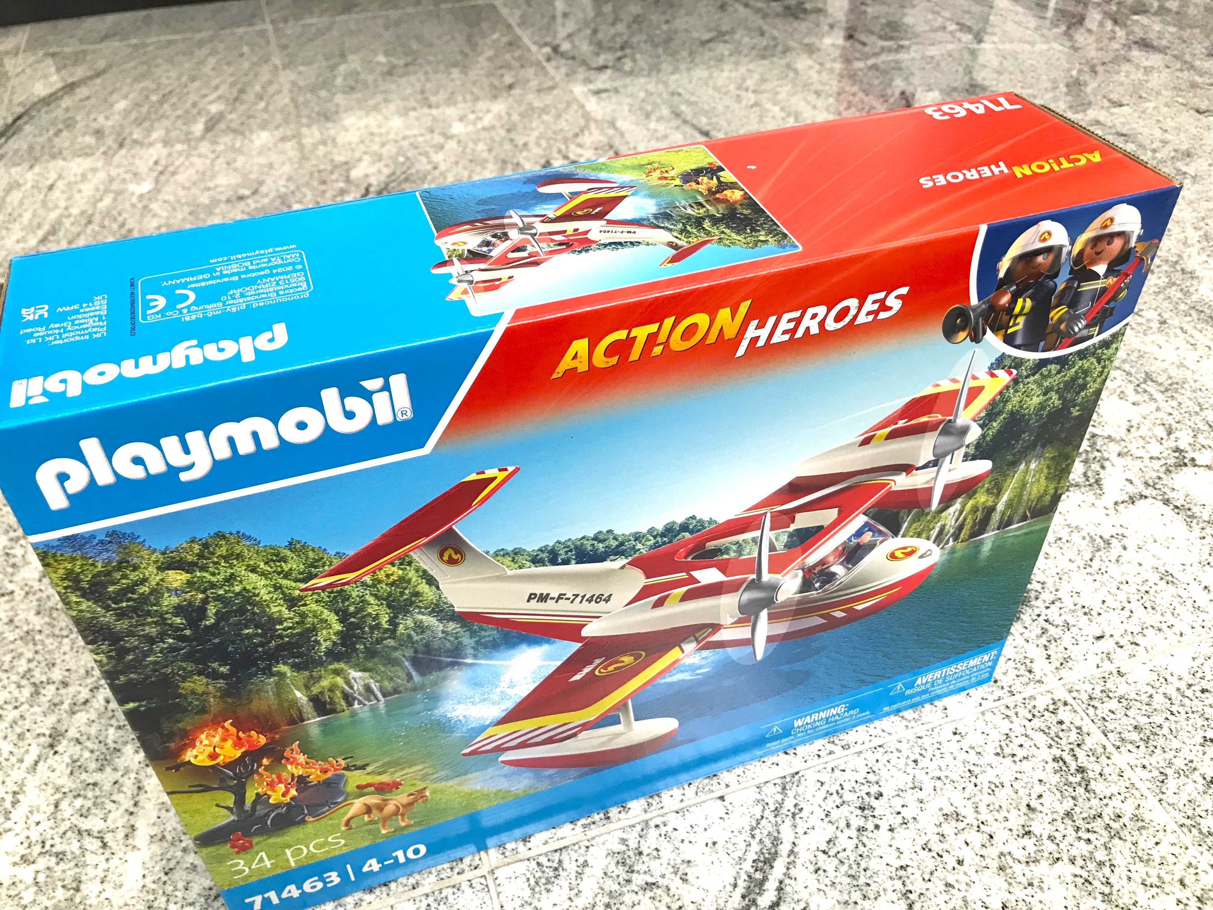 71463 PLAYMOBIL Action Heroes - Samolot straży z funkcją gaszenia