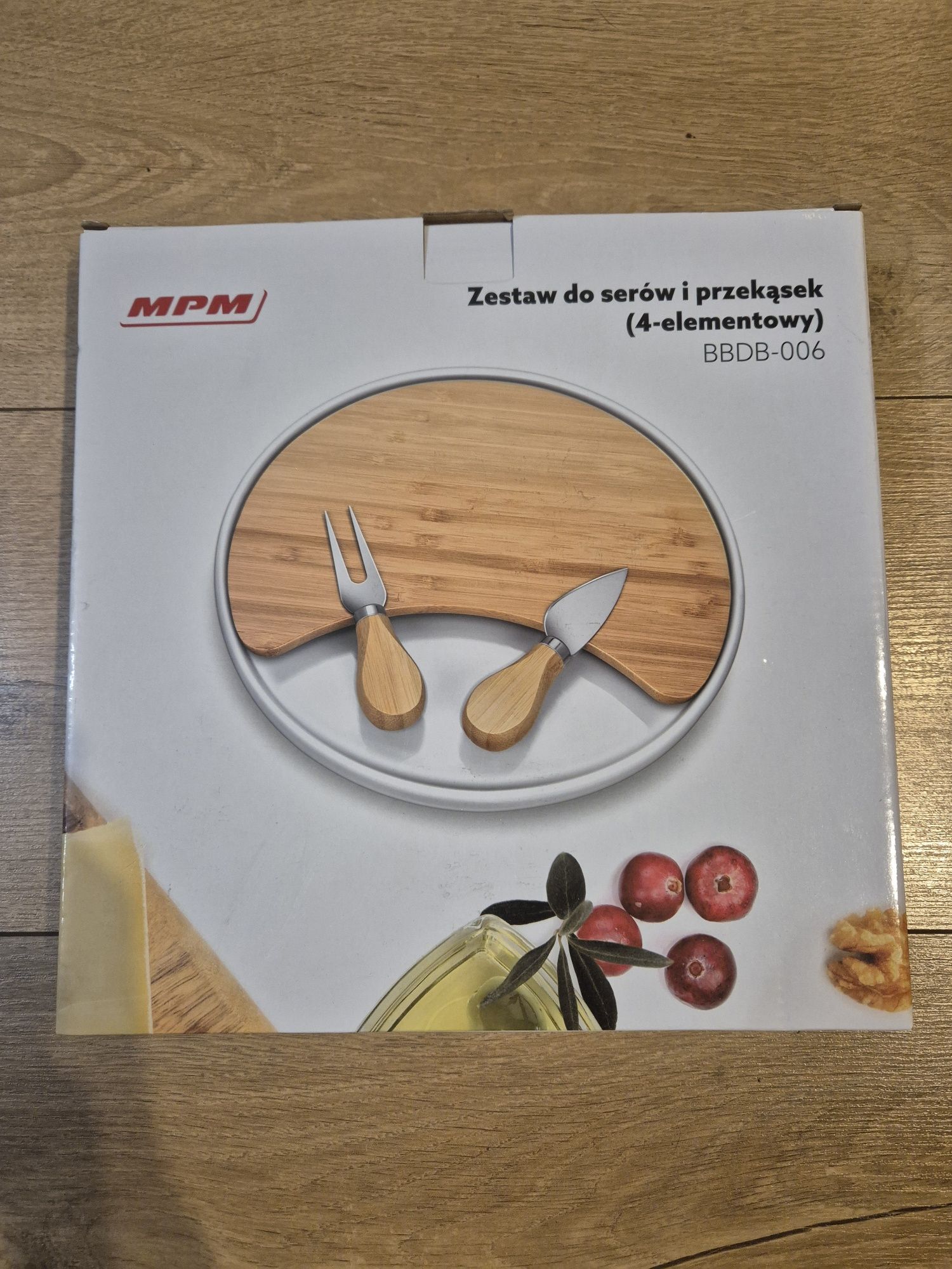 Zestaw do serów i przekąsek 4 elementowy
