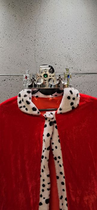 Strój przebranie kostium król