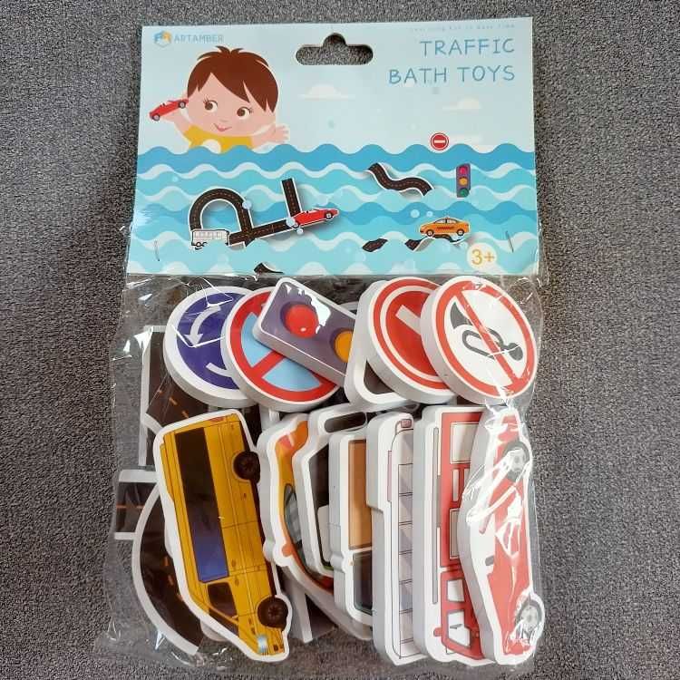 Пазли для купання, іграшки для купання "Транспорт і дороги"