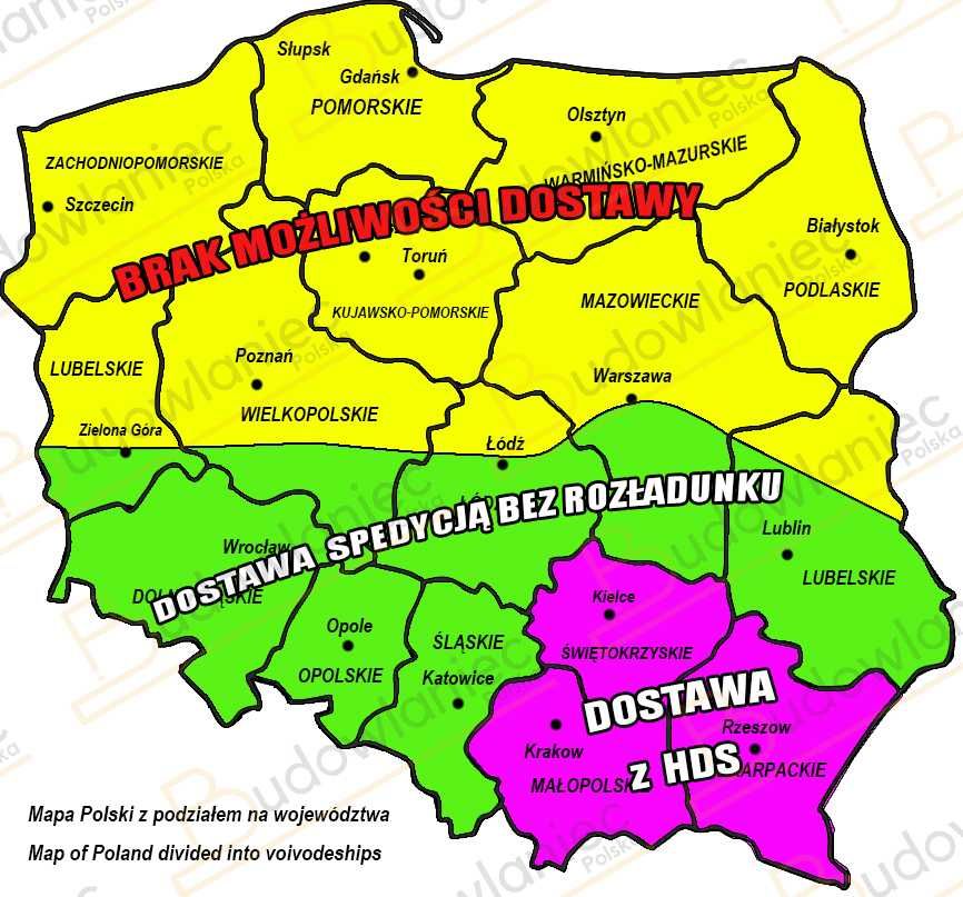 Beton Komórkowy Termobet PUSTAK Gazobeton Suporex 24x59 P+W+HDS Mielec