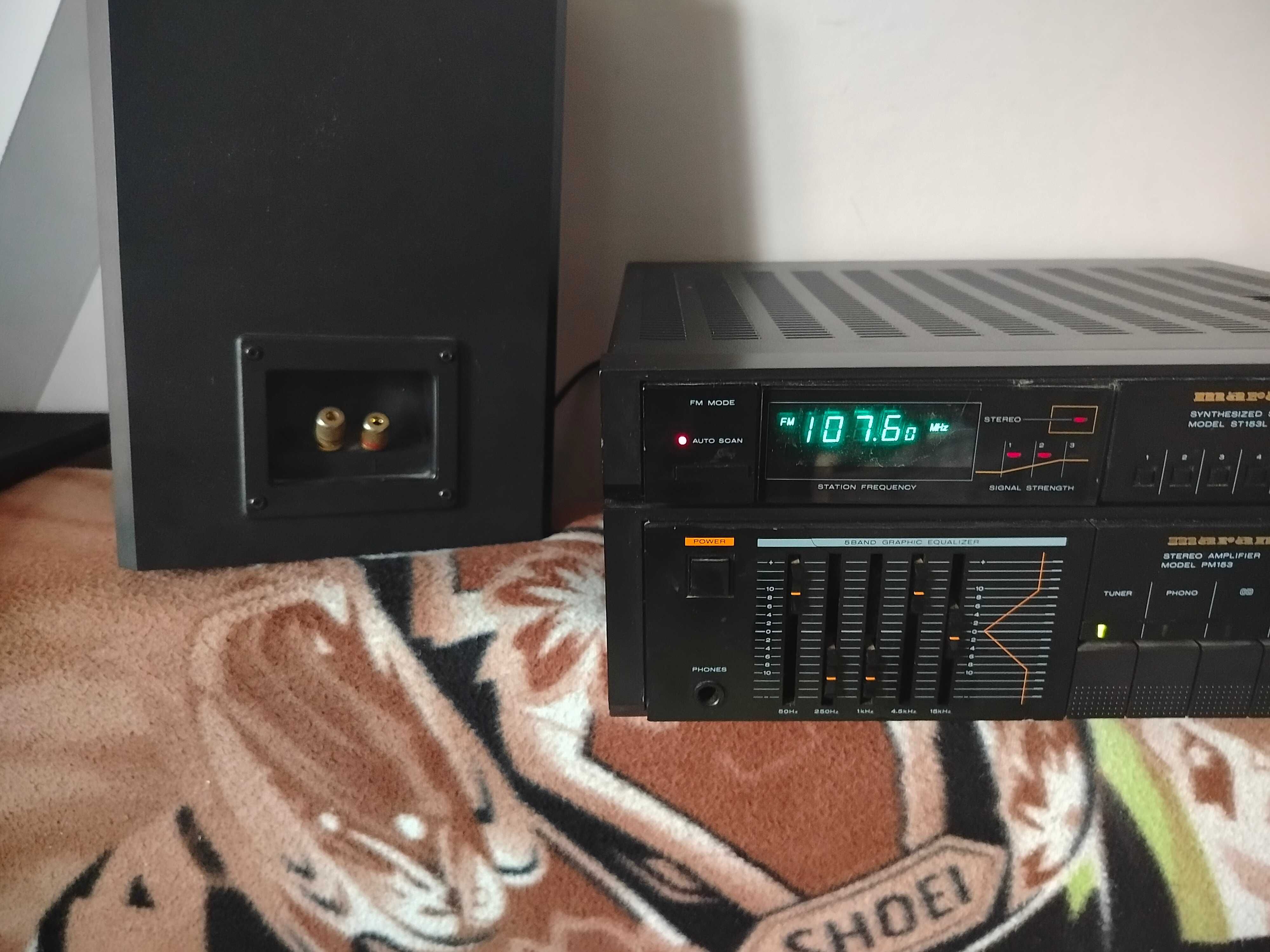 Amplituner Marantz ST153L plus kolumny stx 200 W/8 ohm