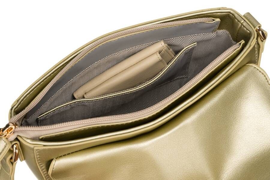 listonoszka w kształcie podkówki ze skóry ekologicznej - peterson