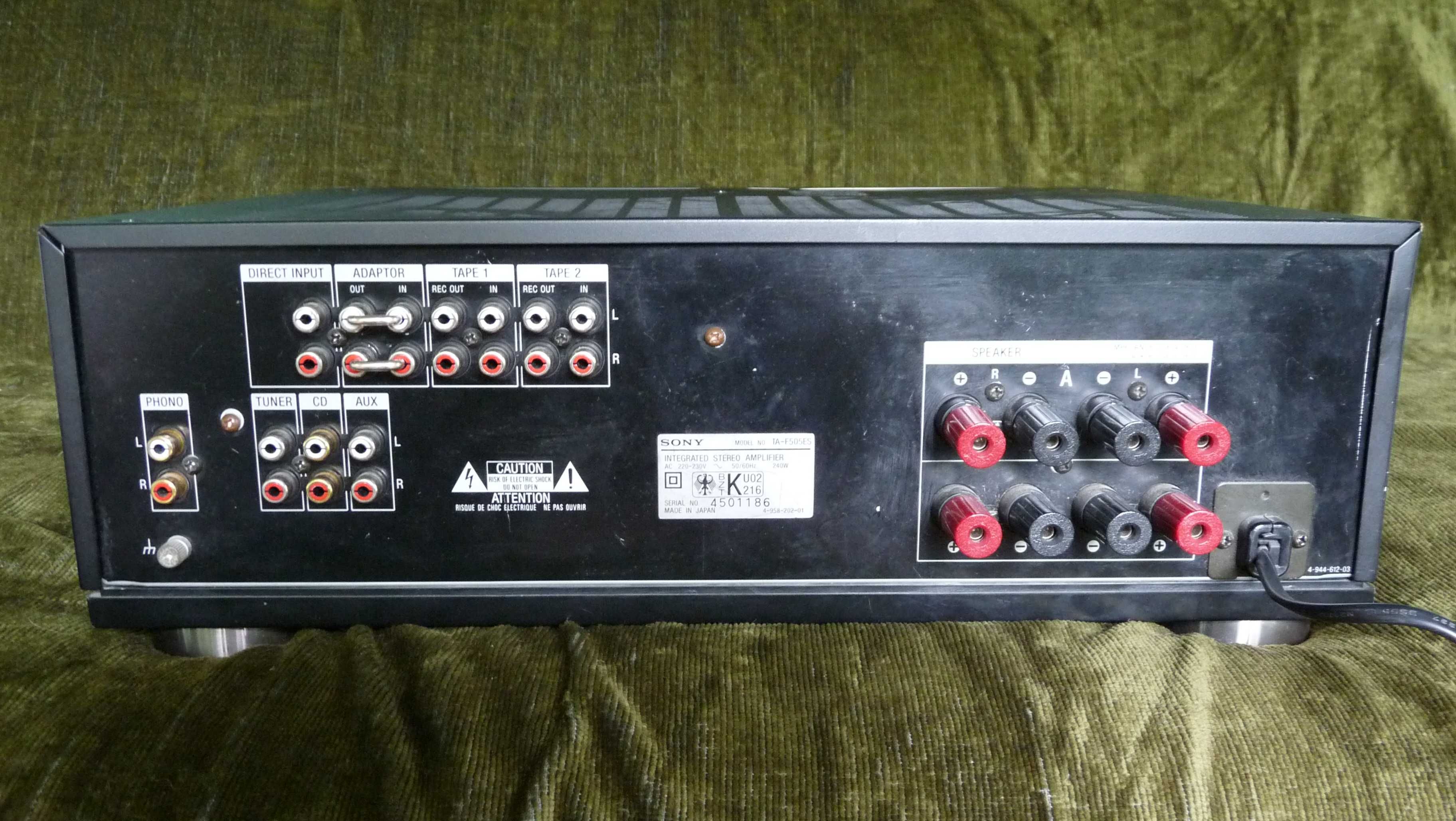wzmacniacz zintegrowany Sony TA-F 505 ES