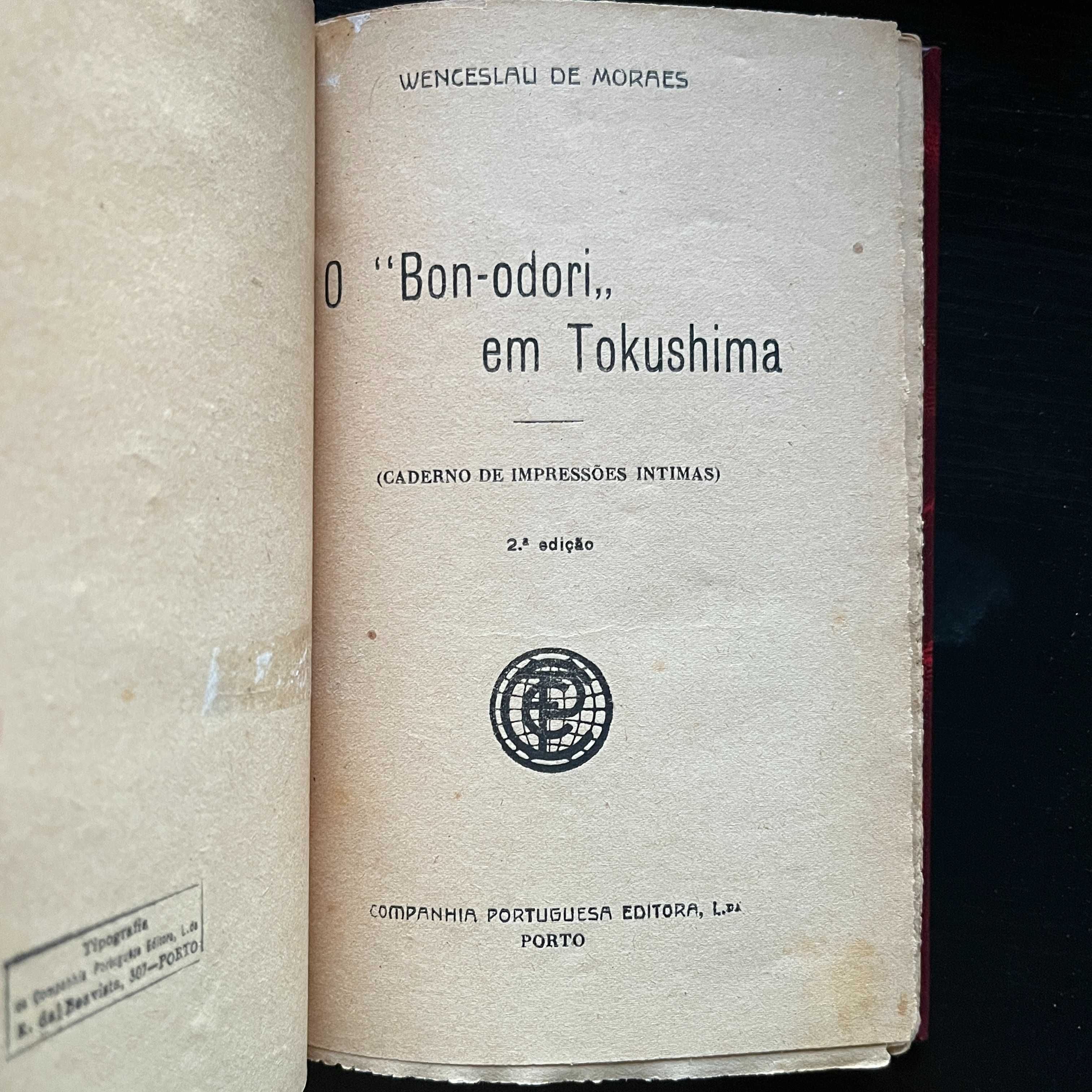 Wenceslau de Moraes - O Bon-Odori em Tokushima (2.ª edição, 1916)