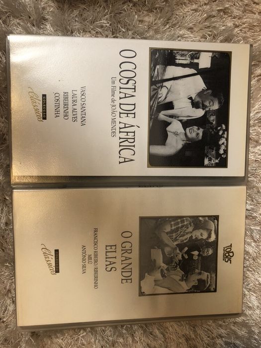 10 Cassetes VHS Clássicos Portugueses