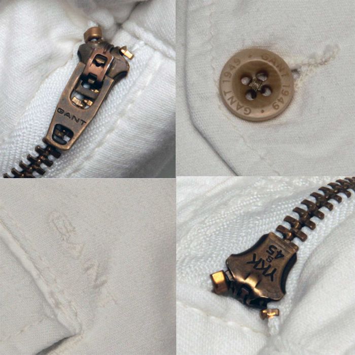 Gant рр us 8 uk 12 m-l карго брюки из хлопка  минеральные пуговки