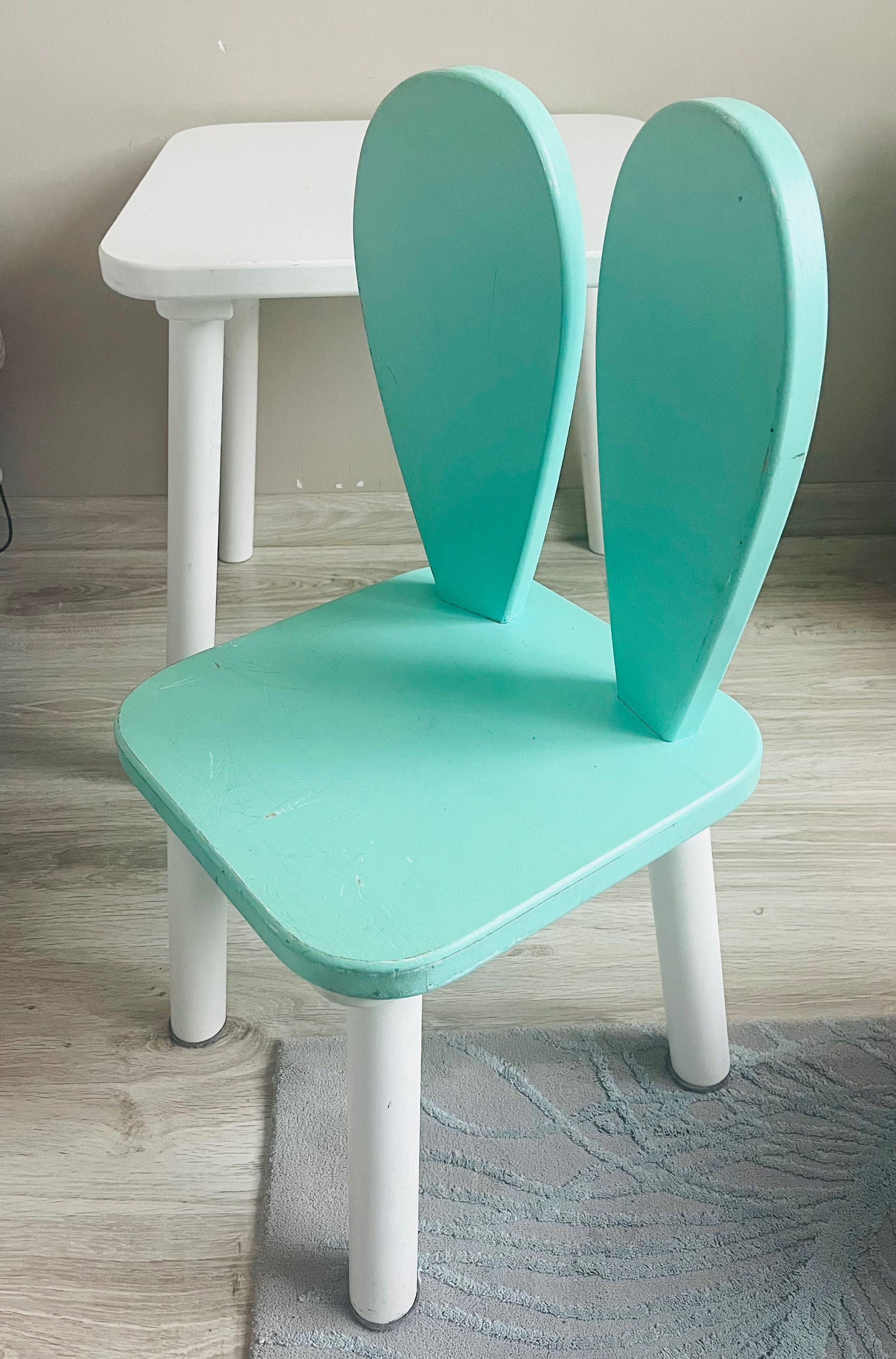 Stolik + krzesło królik Mozalka